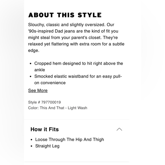 Levi's Premium Dad Jeans Size 28 Slouchy Slightly Oversized '90s-inspired - Picture 3 of 12